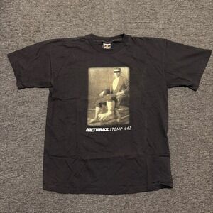 Anthrax Stomp 442 Tour 1995 Vintage Shirt XL Thrash Metal Rock Band Tee Original